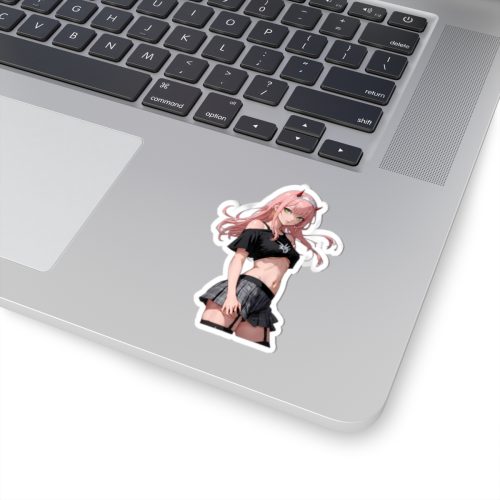 0502 Zero Two Streetwear Style Transparent Outdoor Stickers Square 1pc - Image 2
