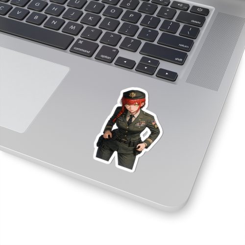 0129 Maikama Officer Tactical Waifu Sticker - Image 2