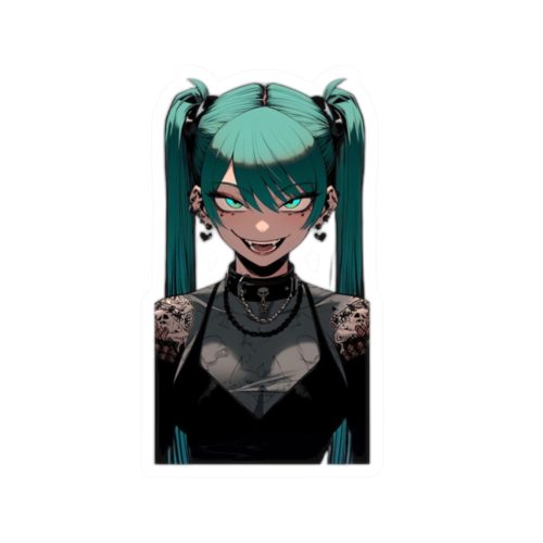 0434 Miku With Devil Smile Sticker - Image 10