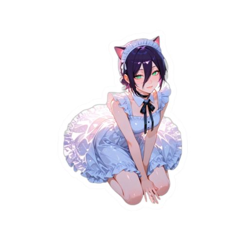 0175 Reze Maid Waifu Sticker - Image 1