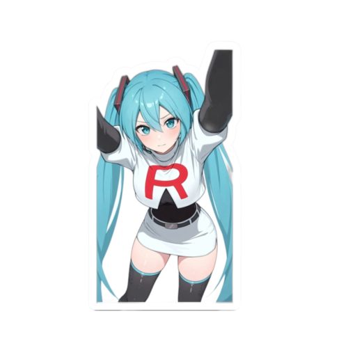 0404 Hatsune Miku Team Rocket Sticker - Image 10