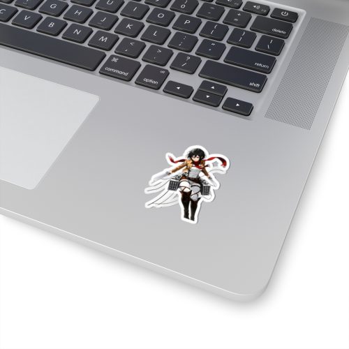 0100 Mikasa Ackerman Tactical Waifu Sticker - Image 11
