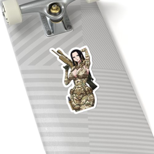 0060 Boa Hancock Army Tactical Waifu Sticker - Image 8