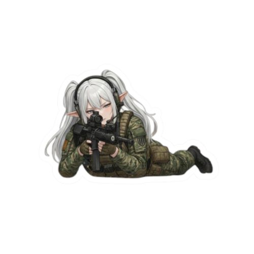 0083 Frieren Lie Tactical Waifu Sticker - Image 4