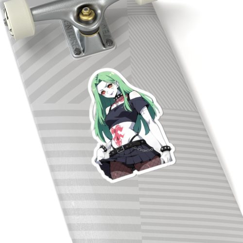 0485 Rebecca Cyberpunk Futuristic Sticker - Image 8
