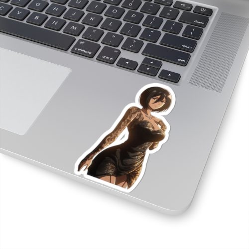 0361 Provocative Dress Mikasa Ackerman Sticker - Image 5