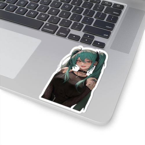 0435 Gothic Miku Tattooed Sticker - Image 5