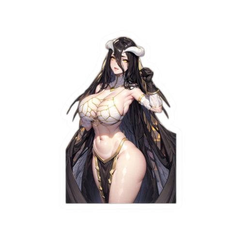 0161 Albedo Waifu Sticker - Image 10