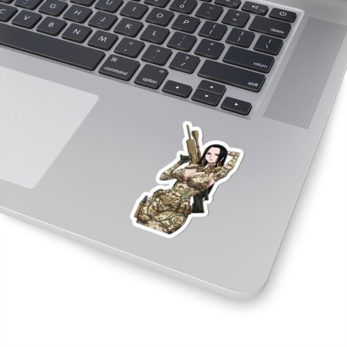 0060 Boa Hancock Army Tactical Waifu Sticker - Image 2