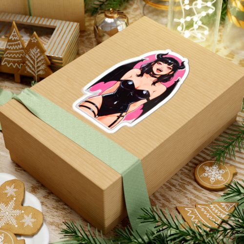 0013 Succubus Ahegao Dark Gothic Sticker - Image 9