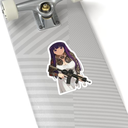 0016 Fern Tattoo Tactical Waifu Sticker - Image 8