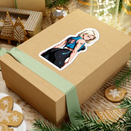 0033 Android 18 Waifu Sticker - Image 9