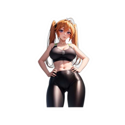 0449 Irina Shidou Gym Fit Style Sticker - Image 1