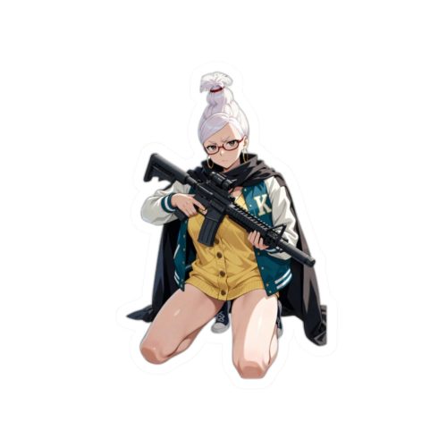 0028 Ayase Seiko Gun Tactical Waifu Sticker - Image 4