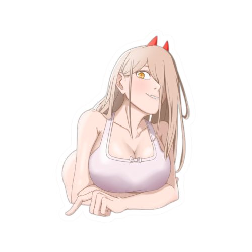 0038 Power Cute Waifu Sticker - Image 4