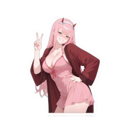 0504 Zero Two Transparent Outdoor Stickers Square 1pc - Image 7
