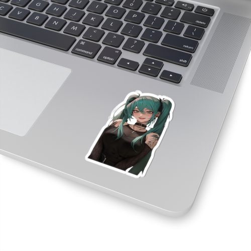 0435 Gothic Miku Tattooed Sticker - Image 2